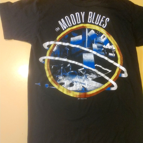 Vintage Other - VTG 1986 Moody Blues t-shirt Live in Concert band tee 80's single stitch S M